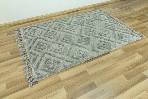 Koberec Berber 6846 l.3D šedý