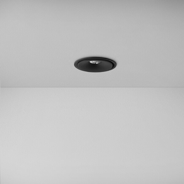ZAHO Zapuštěné LED svítidlo SPEAKER RD60, 6W, ø 70 mm, 60° Barva: Bílá, Teplota světla: 3000K - teplá bílá, Stmívání, řízení: ON/OFF (bez stmívání)