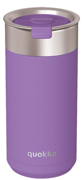Termohrnek se sítkem Boost, 400ml, Quokka, tmavě fialový