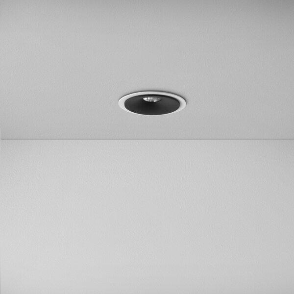 ZAHO Zapuštěné LED svítidlo SPEAKER RD60, 6W, ø 70 mm, 60° Barva: Bílá, Teplota světla: 3000K - teplá bílá, Stmívání, řízení: ON/OFF (bez stmívání)