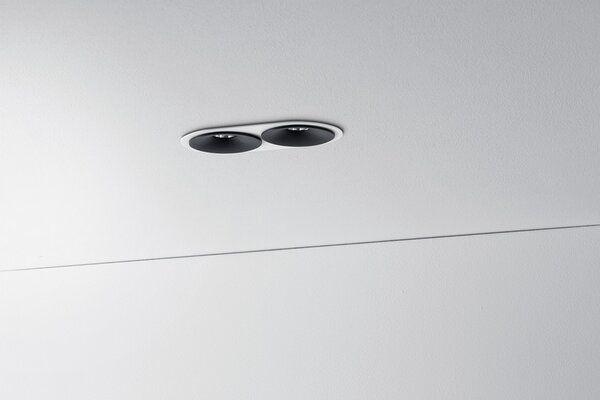 ZAHO Zapuštěné LED svítidlo SPEAKER RD60, 11W, š. 130 mm, 60° Barva: Bílá, Teplota světla: 3000K - teplá bílá, Stmívání, řízení: ON/OFF (bez stmívání)