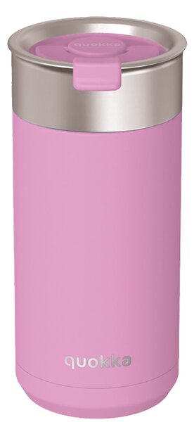 Termohrnek se sítkem Boost, 400ml, Quokka, růžový