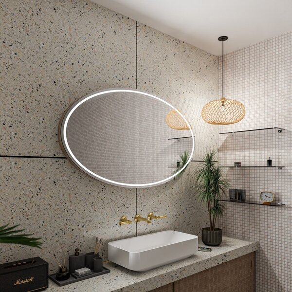 Horizontální LED zrcadlo Panama PREMIUM Ellipse