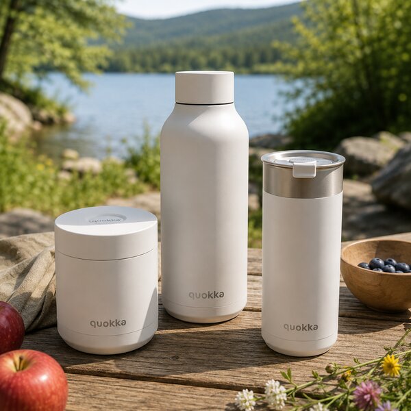 Termonádoba na jídlo Whim, 600ml, Quokka, bílá