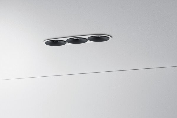 ZAHO Zapuštěné LED svítidlo SPEAKER RD60, 16W, š. 190 mm, 60° Barva: Bílá, Teplota světla: 3000K - teplá bílá, Stmívání, řízení: ON/OFF (bez stmívání)