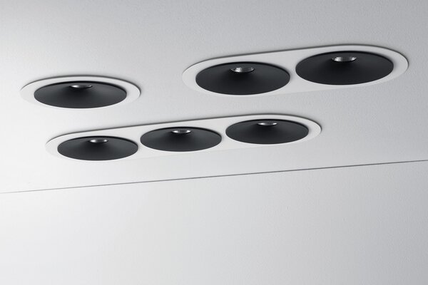 ZAHO Zapuštěné LED svítidlo SPEAKER RD100, 28W, š. 335 mm, 60° Barva: Bílá, Teplota světla: 3000K - teplá bílá, Stmívání, řízení: ON/OFF (bez stmívání)