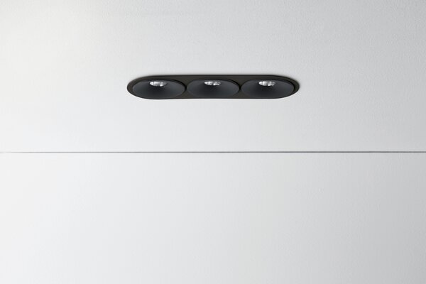 ZAHO Zapuštěné LED svítidlo SPEAKER RD60, 16W, š. 190 mm, IP44, 60° Barva: Bílá, Teplota světla: 3000K - teplá bílá, Stmívání, řízení: ON/OFF (bez stmívání)