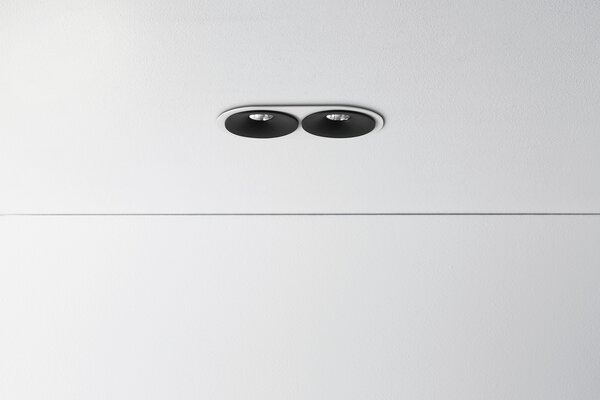 ZAHO Zapuštěné LED svítidlo SPEAKER RD60, 11W, š. 130 mm, IP44, 60° Barva: Bílá, Teplota světla: 3000K - teplá bílá, Stmívání, řízení: ON/OFF (bez stmívání)