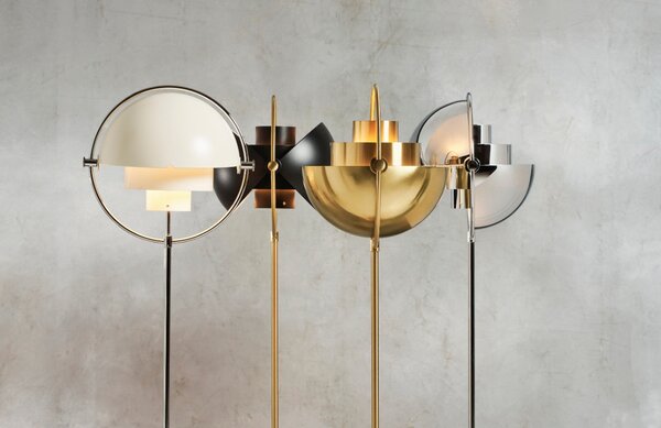 GUBI Kovová stojací lampa Multi-Lite 148 cm