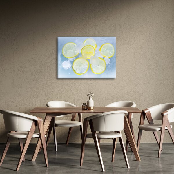 Obraz citrónů v ledu (70x50 cm)