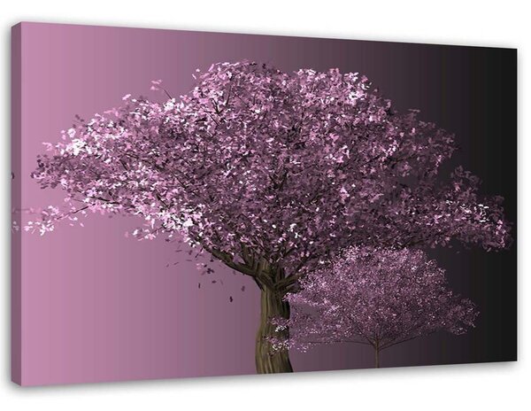 Obraz na plátně Fialový strom Rozměry: 60 x 40 cm