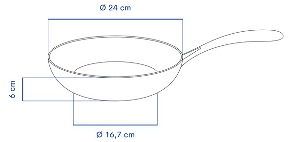 Remoska Quanta P2406/10TSC Pánev s nepřilnavým povrchem 24 cm