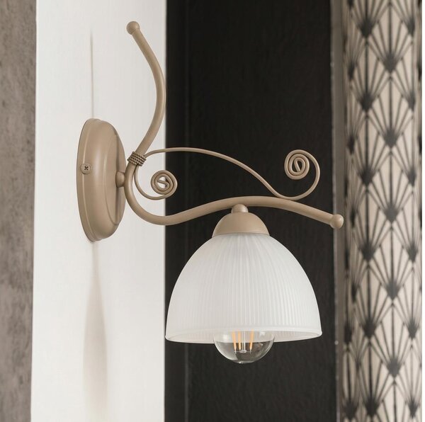 Brilagi - Nástěnná lampa ANTICO MODERN 1xE27/60W/230V béžová
