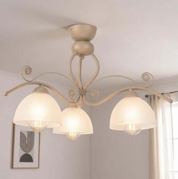 Brilagi - Přisazený lustr ANTICO MODERN 3xE27/60W/230V béžová