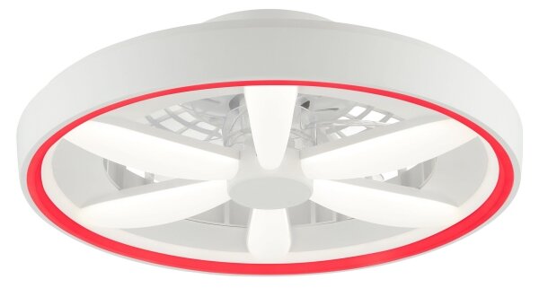 Brilliant - LED RGBW Stropní ventilátor se světlem GAIANO LED/48W/230V bílá + DO