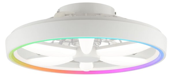 Brilliant - LED RGBW Stropní ventilátor se světlem GAIANO LED/48W/230V bílá + DO