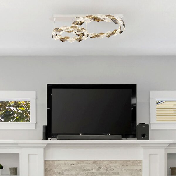STROPNÍ LED SVÍTIDLO, 80/55/24.5 cm Globo - Online Only svítidla, Online Only