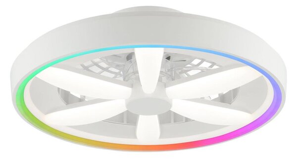 Brilliant - LED RGBW Stropní ventilátor se světlem GAIANO LED/48W/230V bílá + DO