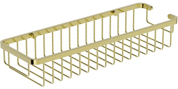 Mexen Uni-L, nástěnný koupelnový košík, zlatá lesklá, 70A8719-50