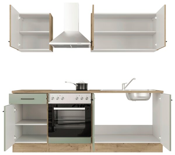 KUCHYŇSKÁ LINKA CARA 210 cm FlexWell - Online Only kuchyňské linky, Online Only