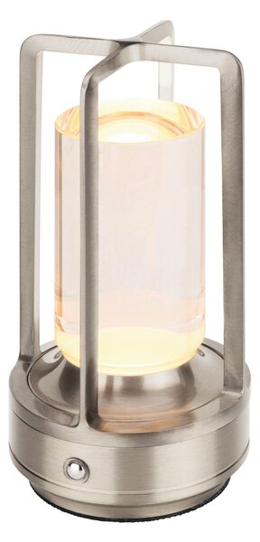 STOLNÍ LAMPA NA BATERIE, dotykový stmívač, 9/18 cm Novel - Stolní lampy