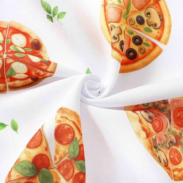 Goldea teflonová látka na ubrusy - lahodná pizza 160 cm