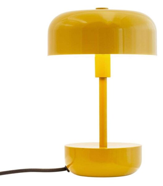 Stolní lampa Dyberg Larsen, Haipot, Žlutá, Obývací pokoj, Kov, Moderní