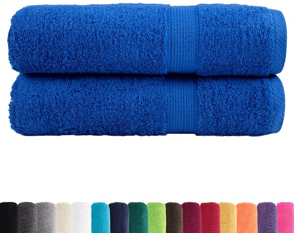 Prémiové osušky SOLUND 2 ks modré 100x150 cm 600 g/m²
