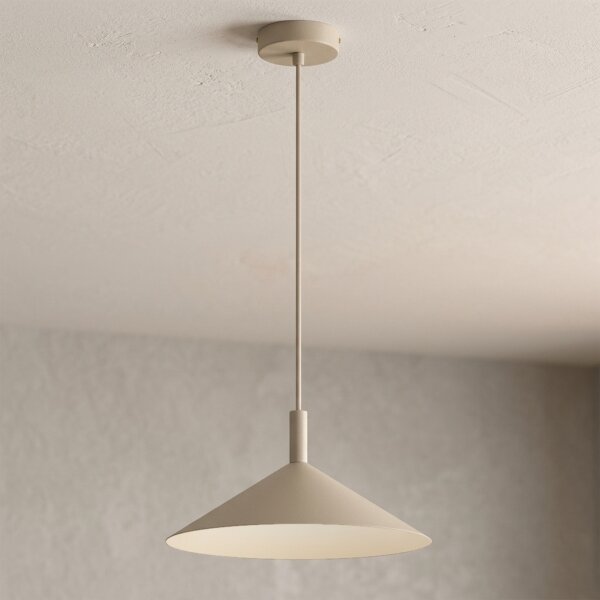 Lustr na lanku ANEGA 1xGX53/15W/230V pr. 30 cm béžová