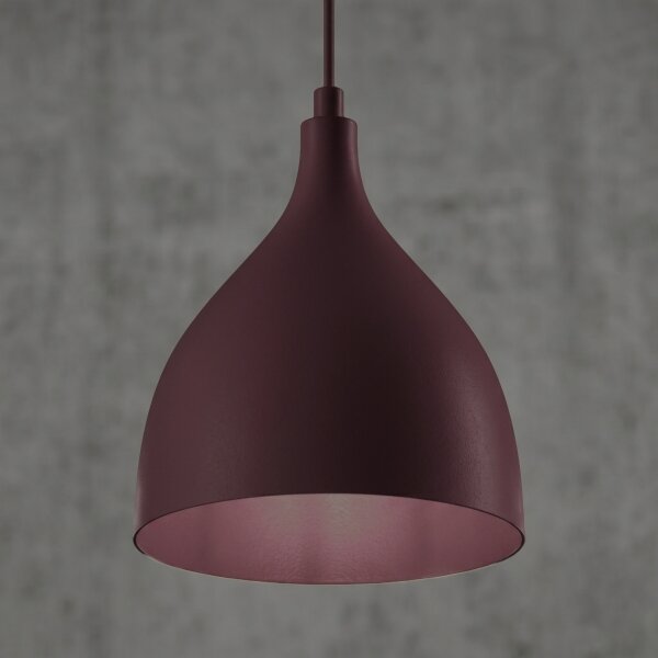 Lustr na lanku NOAK CLASSIC 1xE27/15W/230V burgundy