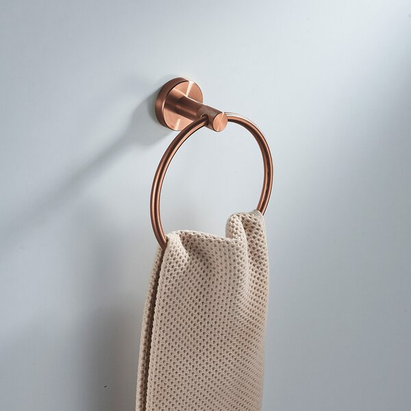 Koupelnový věšák Ring 6610 Modern Brush Copper