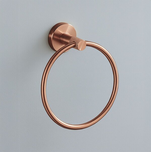 Koupelnový věšák Ring 6610 Modern Brush Copper