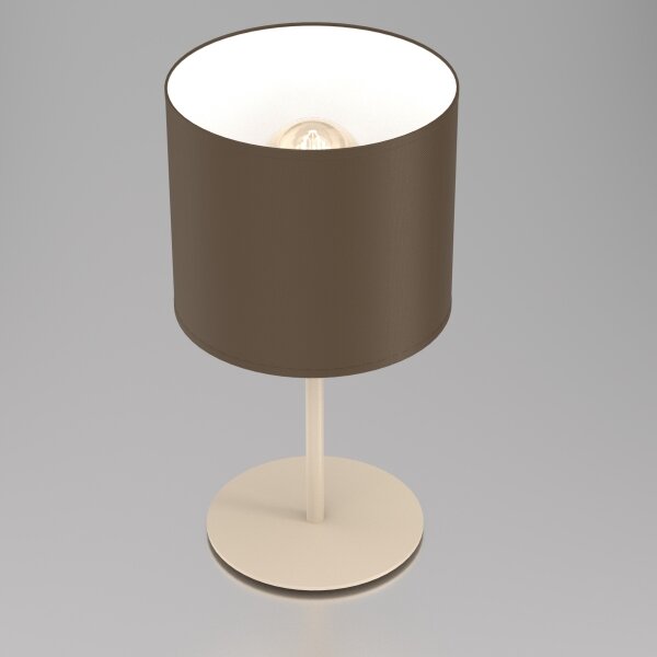 Stolní lampa ARDEN 1xE27/15W/230V béžová/hnědá