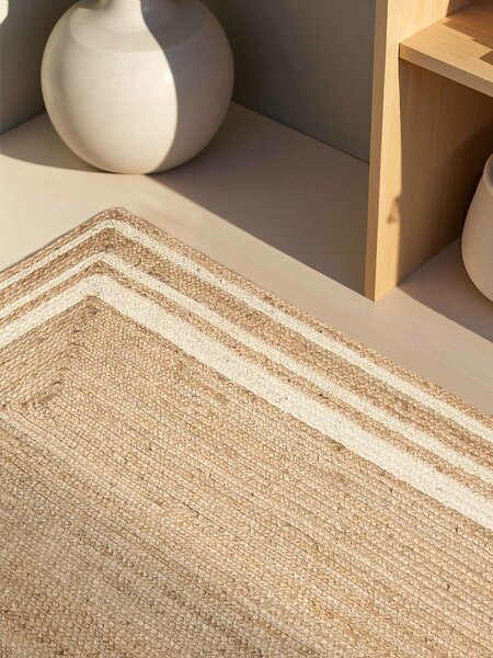Hanse Home, Kusový koberec Looma 106301 Natural Gold Ivory, 120x170, béžová, chodba / předsíň