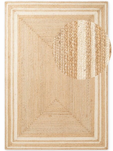 Hanse Home, Kusový koberec Looma 106301 Natural Gold Ivory, 120x170, béžová, chodba / předsíň