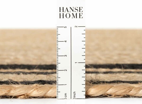 Hanse Home, Kusový koberec Looma 106302 Natural Gold Black, 120x170, béžová, chodba / předsíň
