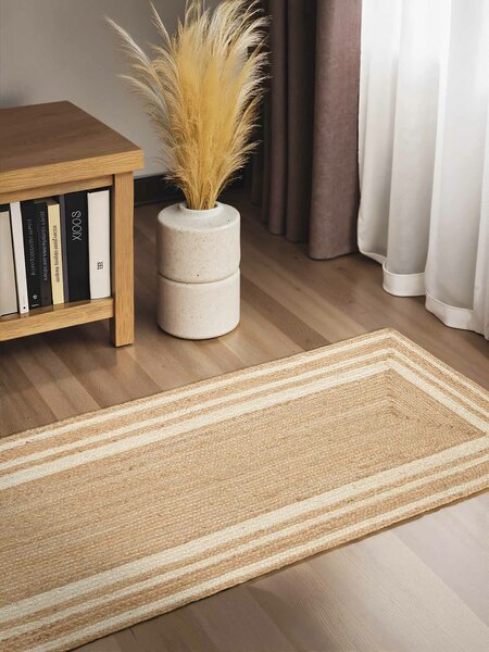 Hanse Home, Běhoun Looma 106301 Natural Gold Ivory, 70x200, béžová, chodba / předsíň
