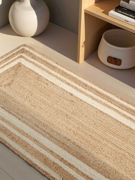 Hanse Home, Běhoun Looma 106301 Natural Gold Ivory, 70x200, béžová, chodba / předsíň