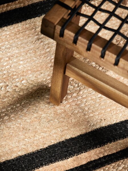 Hanse Home, Běhoun Looma 106302 Natural Gold Black, 70x200, béžová, chodba / předsíň