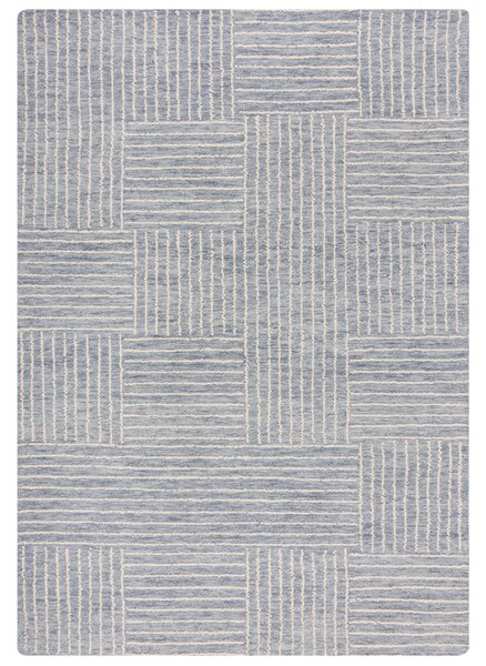 Flair Rugs, Kusový koberec Memphis Abstract Check Blue, 80x150, modrá, ložnice