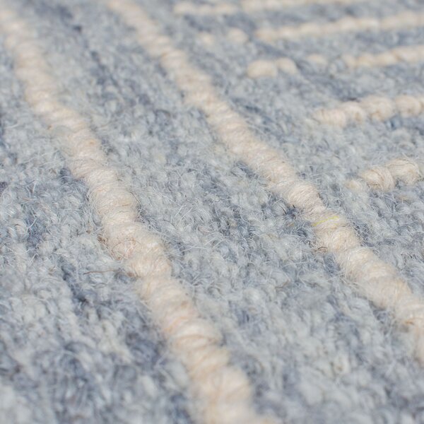 Flair Rugs, Kusový koberec Memphis Abstract Check Blue, 80x150, modrá, ložnice