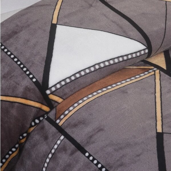 Jahu Povlečení mikroflanel Fernando šedý 140x200, 70x90 cm