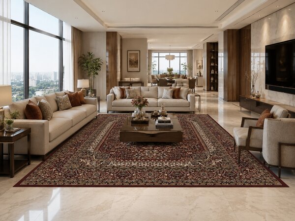 Ayyildiz, Kusový koberec Marrakesh 207 red, 120x170, červená, kancelář