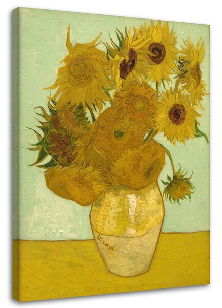 Obraz na plátně Slunečnice - Vincent van Gogh reprodukce Rozměry: 40 x 60 cm