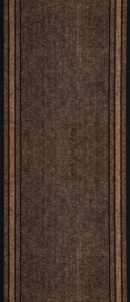 Spoltex, Protiskluzový běhoun na míru Rekord 811 hnědý, šíře 80 cm, hnědá, chodba / předsíň