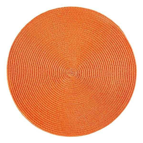 AMBIENTE Prostírání kulaté 38 cm - oranžová