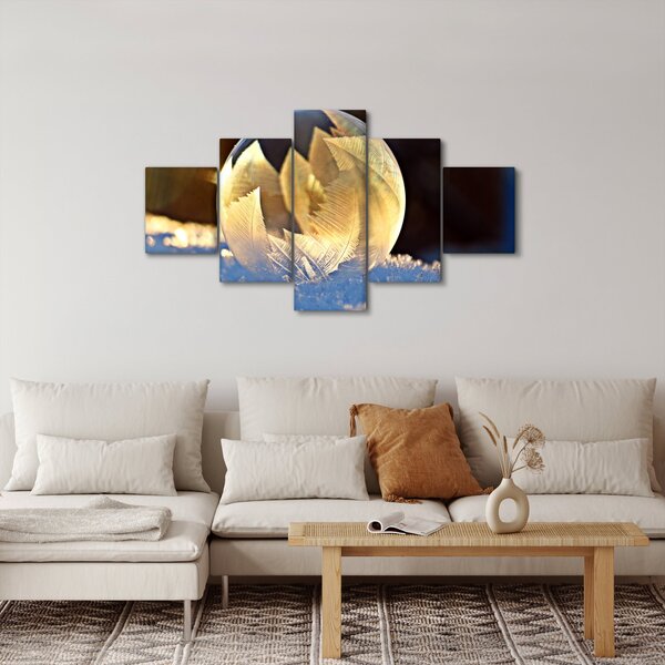 Obraz zamrzlé bubliny (125x70 cm)