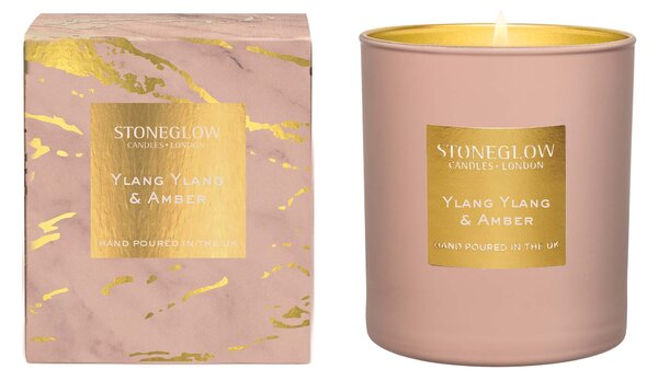 Stoneglow Ylang Ylang & Amber Vonná svíčka, 220 g