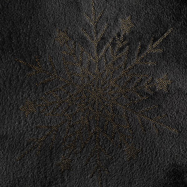 VÁNOČNÍ FLANELOVÁ DEKA SNOW GOLD 150X200 CM VZOROVANÁ