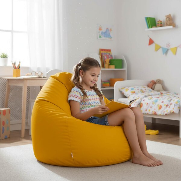 Venkovní sedací vak Primabag Sako Nylon Outdoor žlutá